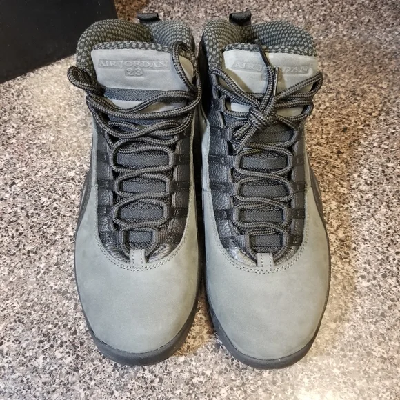 Nike Air Jordan 10 Retro Dark Shadow Grey/Black Mens size 12 310805-002 Sneakers - Picture 3 of 7